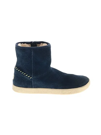 Pre-owned Ugg Kids' Ankle Boots In Blue