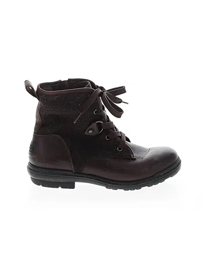 Pre-owned Ugg Ankle Boots In Brown