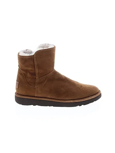 Pre-owned Ugg Ankle Boots In Brown