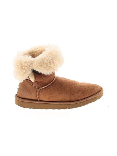 Pre-owned Ugg Ankle Boots In Brown