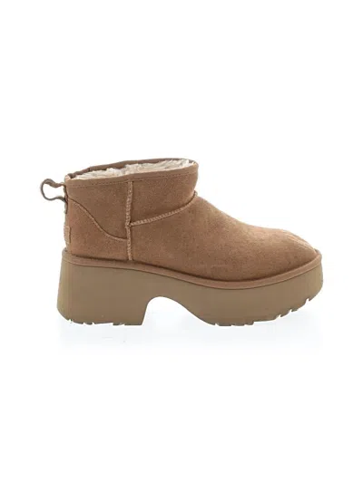 Pre-owned Ugg Ankle Boots In Brown