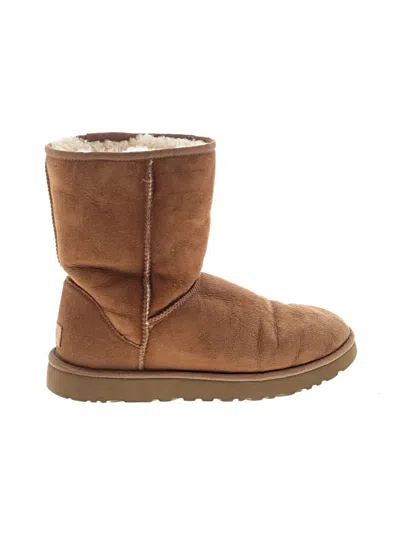 Pre-owned Ugg Ankle Boots In Brown