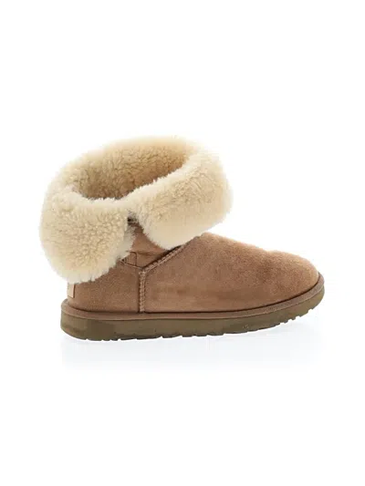 Pre-owned Ugg Ankle Boots In Brown