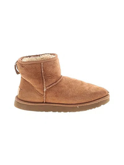 Pre-owned Ugg Ankle Boots In Brown