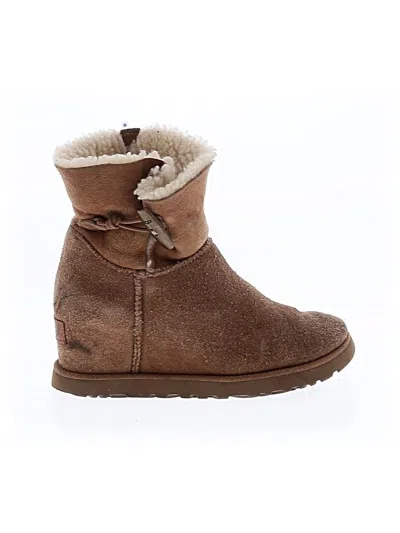 Pre-owned Ugg Ankle Boots In Brown