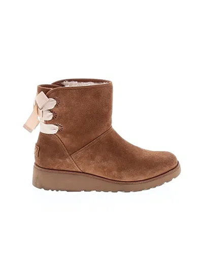 Pre-owned Ugg Ankle Boots In Brown