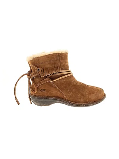 Pre-owned Ugg Ankle Boots In Brown