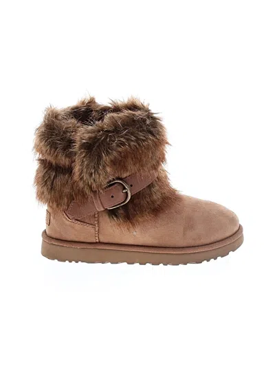 Pre-owned Ugg Ankle Boots In Brown
