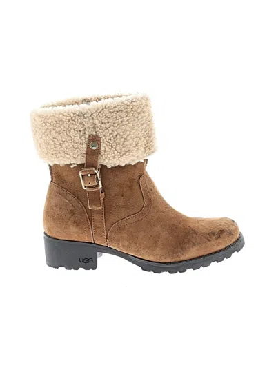Pre-owned Ugg Ankle Boots In Brown