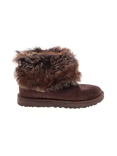Pre-owned Ugg Ankle Boots In Brown