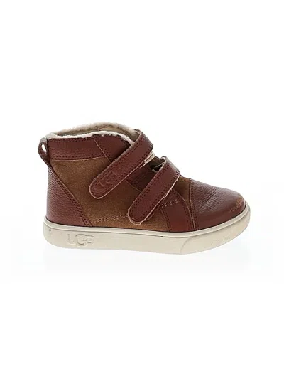 Pre-owned Ugg Kids' Ankle Boots In Burgundy