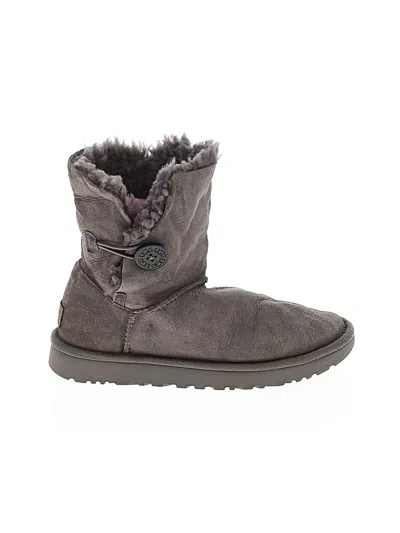 Pre-owned Ugg Ankle Boots In Gray
