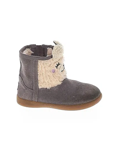 Pre-owned Ugg Kids' Ankle Boots In Gray