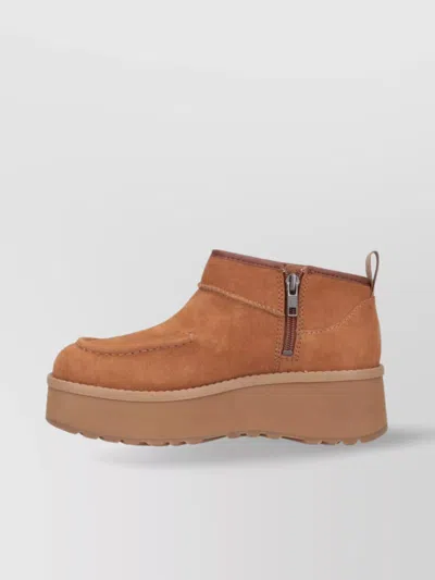 UGG ANKLE BOOTS HIGH-HEELED PLATFORM SOLE