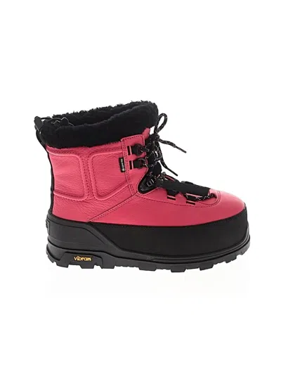 Pre-owned Ugg Ankle Boots In Pink