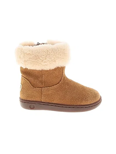 Pre-owned Ugg Kids' Ankle Boots In Tan