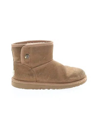 Pre-owned Ugg Kids' Ankle Boots In Tan