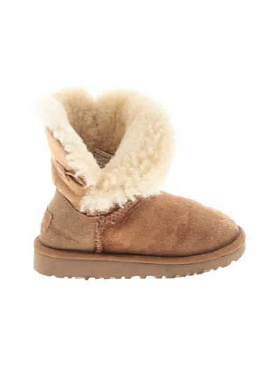 Pre-owned Ugg Kids' Ankle Boots In Tan