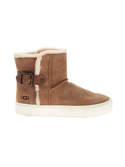 Pre-owned Ugg Ankle Boots In Tan
