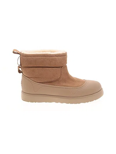 Pre-owned Ugg Ankle Boots In Tan