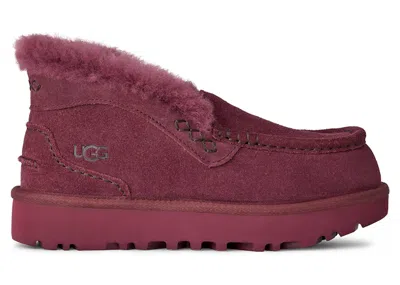 Pre-owned Ugg Ansley Parc Slipper (women's) Sneakers In Burnt Magenta