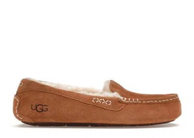 Pre-owned Ugg Ansley Slipper (women's) Sneakers In Chestnut
