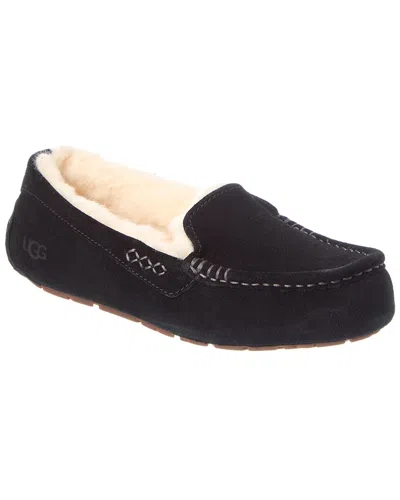 Ugg Ansley Suede Slipper In Black