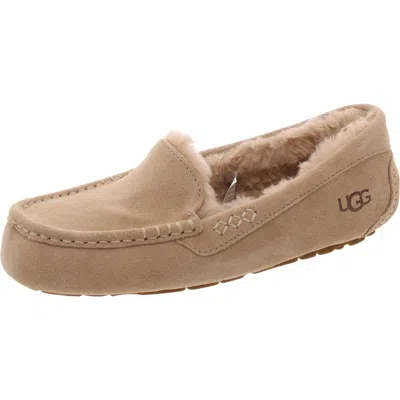 Ugg Ansley Womens Suede Comfy Moccasin Slippers