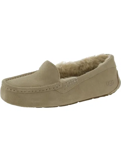 Ugg Ansley Womens Suede Lined Loafers In Multi