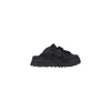 Ugg Black Artificial Leather Platform In Black