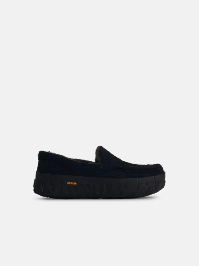 Ugg 'ascot' Black Suede Loafers