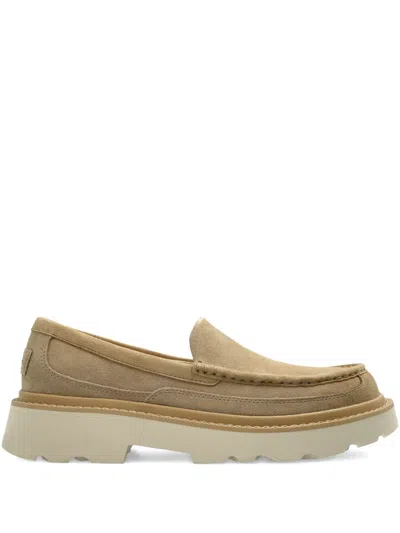 UGG ASCOT PLATFORM SUEDE LOAFERS