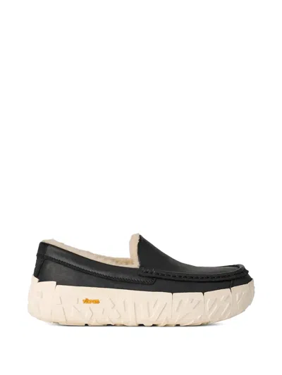 Ugg Ascot Seam Detail Loafers In Black