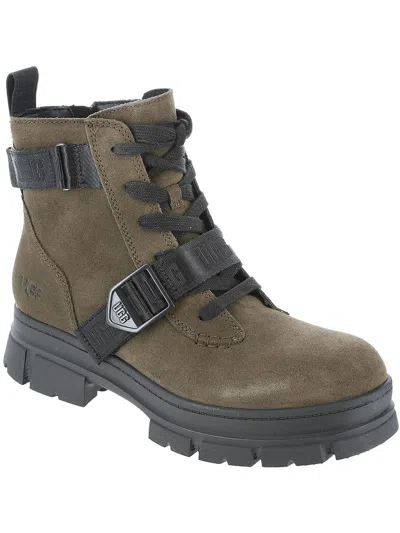 Ugg Ashton Lace Up Womens Leather Waterproof & Weather Resistant In Multi