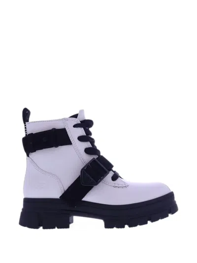 Ugg Ashton Lace-up Combat Boots In Purple