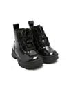 Ugg Ashton Logo-embossed Glittery Boots In Black