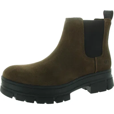 Ugg Ashton Womens Stretch Suede Chelsea Boots In Multi