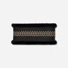 Ugg Atherson Embroidered Headband In Black