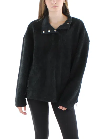 Ugg Atwell Womens Short Warm Faux Fur Coat In Black
