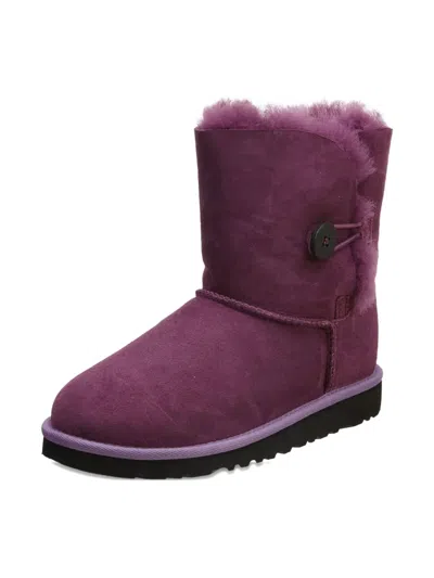 Ugg Babies' Australia Bailey Ps "aster" Sneakers In Purple