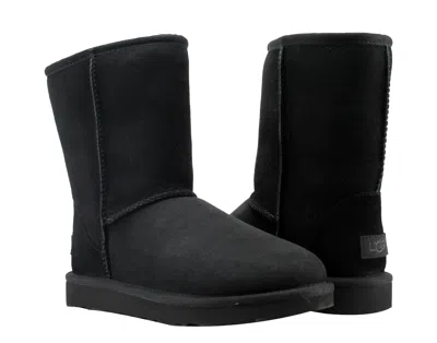 Ugg Australia Classic Short Ii Black Women's Boots 1016223-blk
