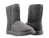 Ugg 10mm Classic Short Ii Shearling Boots In Gray