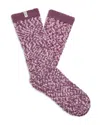 Ugg Australia Cozy Chenille Socks In Ashen Rose,geode