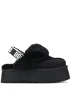 Ugg Australia Funkette Slippers In Black