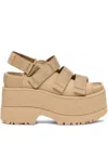 Ugg Goldenrise Sandals In Beige