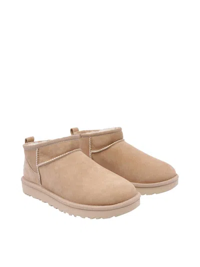 Ugg Australia Suede Slippers In White