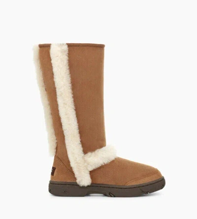 Pre-owned Ugg Australia Women's Classic Sunburst Tall Style 5218 - All Colors In Chestnut