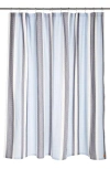 Ugg Ava Stripe Shower Curtain In Noble Blue