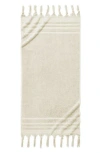 Ugg ® Ava Tied Fringe Hand Towel In Cream