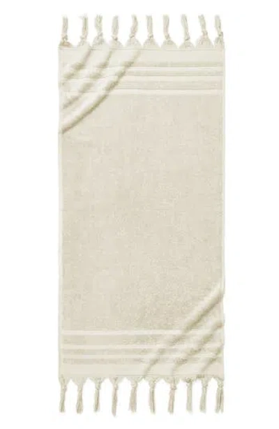 Ugg ® Ava Tied Fringe Hand Towel In Cream